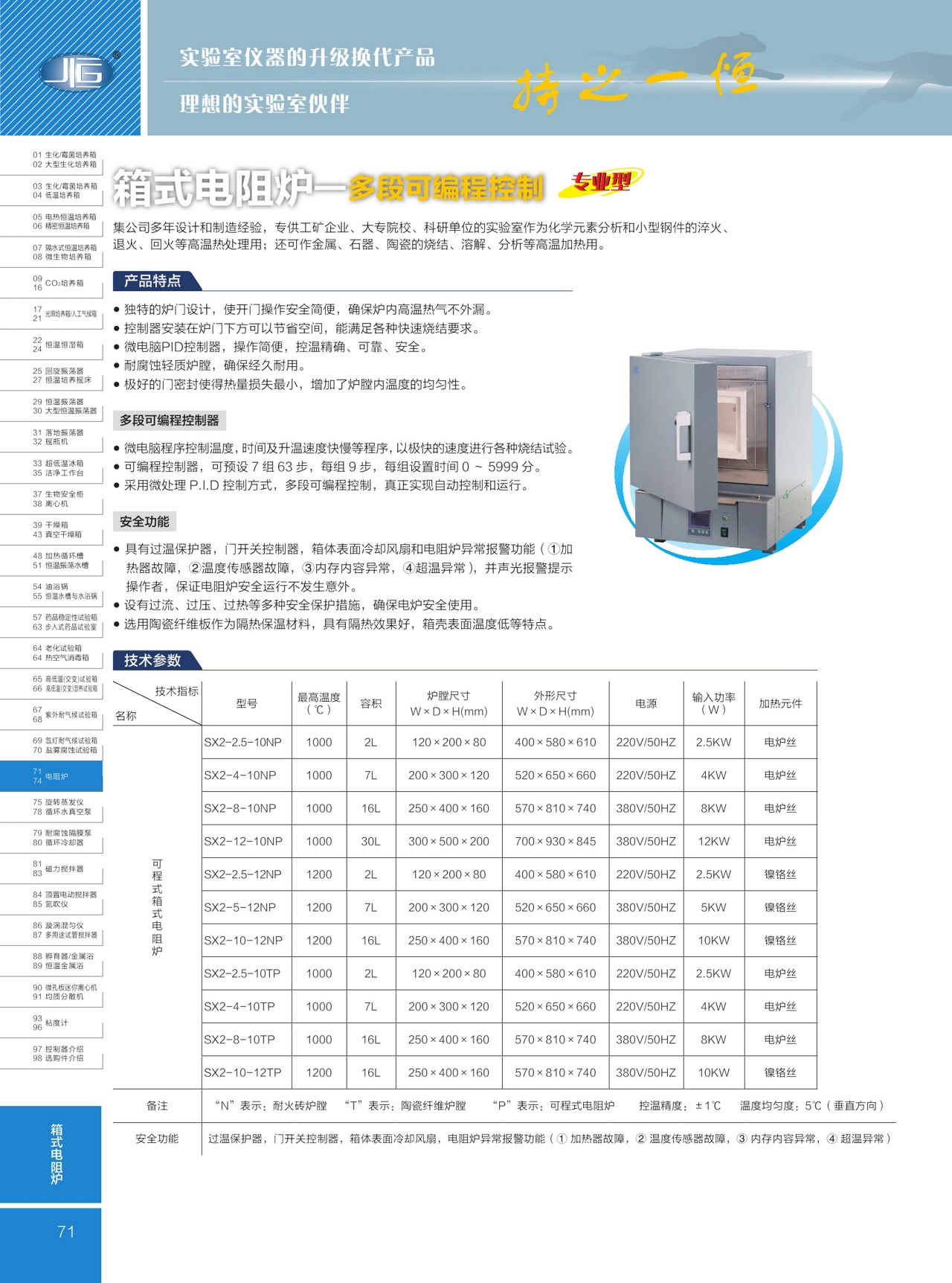 上海一恒专业型箱式电阻炉